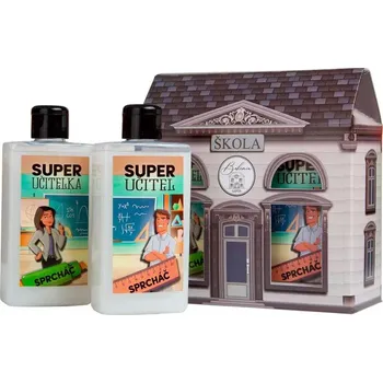 Kosmetická sada Kosmetický balíček Domeček 2x200ml - škola pro učitele