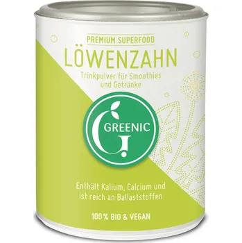 Fitness strava Greenic Pampeliška prášek 100 g bio