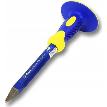 Dláto S&R Univerzální špičaté dláto s chráničem, 300x4mm, CrV, profi