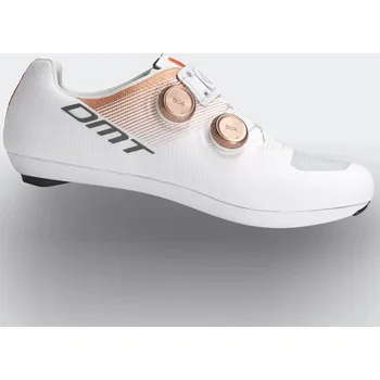 Pánské cyklistické tretry DMT Cyklistické tretry KR0 EVO 2025 40,5 bílá/hnědá - 10 % pro přihlášené BFEXTRA10