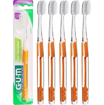 Péče o chrup 5x Pooperační Kartáček na Zuby GUM PostOperation Ultra Měkké Štětiny