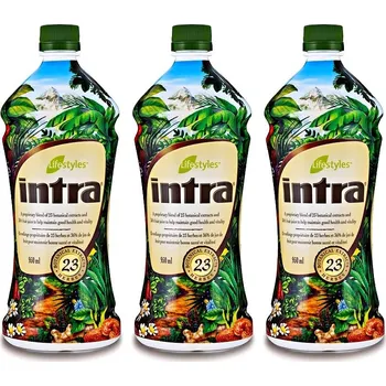 Lifestyles Intra sirup, 3x 950 ml