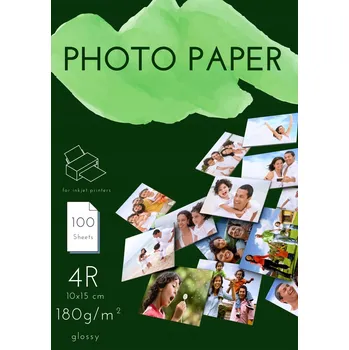FOTOGRAFICKÝ PAPÍR 4R 180G 100 LISTŮ
