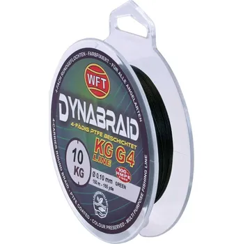 WFT Splétaná Šňůra Round Dynamix G4 Green 150 m - 0,20 mm 20 kg
