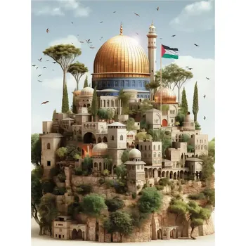 Puzzle AnaTolian Yasin Yaman Jeruzalém 1000 dílků