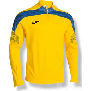 Pánská mikina Mikina JOMA CHAMPIONSHIP VIII, barva žlutá - modrá, velikost 3XL