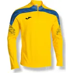Mikina JOMA CHAMPIONSHIP VIII, barva žlutá - modrá, velikost 3XS