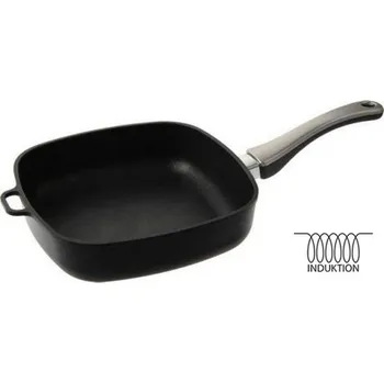 Pánev Titanová pánev hranatá 24x24 cm Harecker Excelent 7,0 cm hluboká Indukce