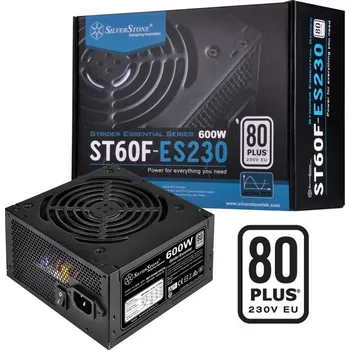 Počítačový zdroj Počítačový zdroj SilverStone Strider Essential 80Plus ST60F-ES230 600W