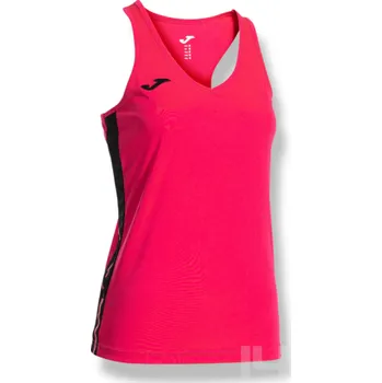 Běžecké oblečení Dámské tílko JOMA OLIMPIADA, barva růžová - černá, velikost S