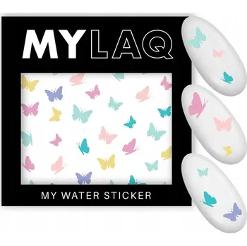 samolepka Samolepky na vodu s motýly v pastelových barvách MylaQ