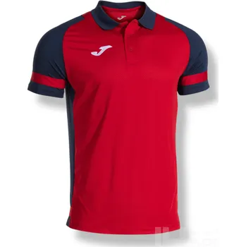 Polokošile JOMA LIDER, barva červená - tmavě modrá, velikost 5XL