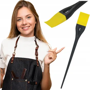 Kosmetický štětec Štětec na barvení vlasů xhair zlatý