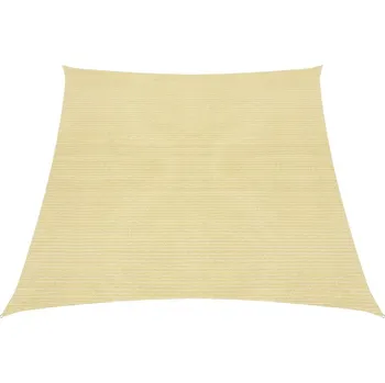 Stínicí plachta vidaXL Stínicí plachta 160 g/m2 béžová 4/5 x 4 m HDPE