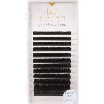 Péče o řasy a obočí Perfect Bloom Easy Fanning | Objemové řasy | tloušťka: 0.05 | zakřivení: M