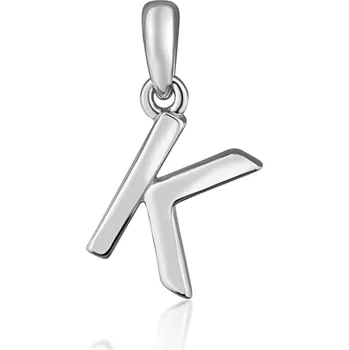 Oblečení a móda JVD Minimalistický stříbrný přívěsek písmeno "K" SVLP0948XH2000K + 2 měsíce na vrácení zboží