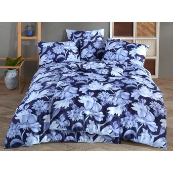 Povlečení Saténový povlak na polštář Marsily modrá