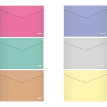 Obálka Obálka s drukem MFP A5, PP, M, pastelový mix
