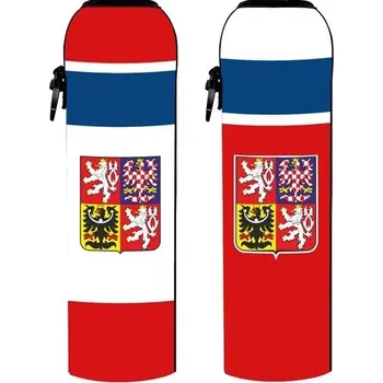 Láhev Termoobal na hokejovou láhev 1 litr - Česká republika Barva: bílá