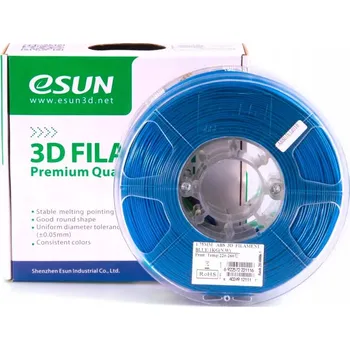 Filament ESun ABS Filament modrý, papírová cívka, 1.75mm, 1kg