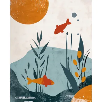 Plakát Plakát Podmořský svět bez rámu 40 x 50 cm