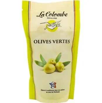 oliva LA COLOMBE Olivy zelené s peckou 125 g