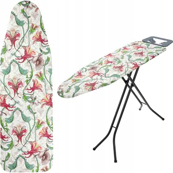 KADAX POTAH NA ŽEHLICÍ PRKNO S NAPÍNACÍ ŠŇŮRKOU 112x32 cm - VZOR PTÁCI