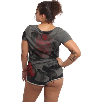 Dámské tričko Dámské triko Yakuza Floating Curved Crew 25114 black velikost: L