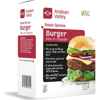 Instantní směs na burgery z royal quinoy bez lepku - VEGAN - Andean Valley 375g