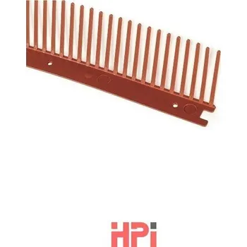 Větrací mřížka Mřížka větrací jednoduchá – 1000 × 60 mm černá