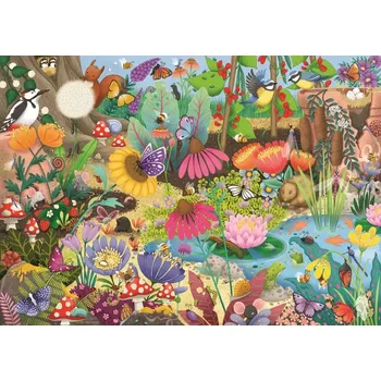 Puzzle RAVENSBURGER Kouzelná zahrada 1000 dílků