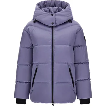 Pánská casual bunda BUNDA WOOLRICH SATIN LOGO PUFFER JACKET SILVER SKY