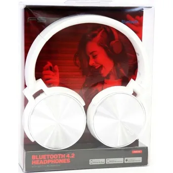 Sluchátka Bezdrátová sluchátka přes uši BLUETOOTH HEADSET BT FH0917WHITE