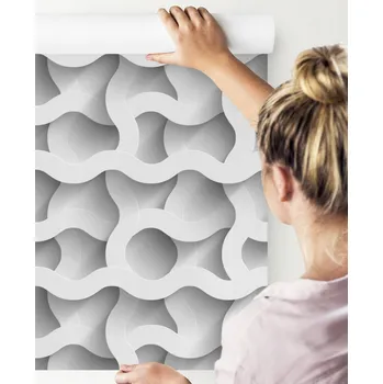 Fototapeta 10m VLIESOVÁ TAPETA Abstraktní Vlny 3D