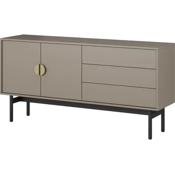 Jídelní stůl Selsey Stellia S1 (cappuccino + černá)