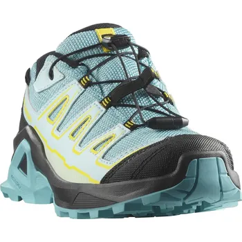 Dětská treková obuv Salomon X Ultra GTX J L47745900 - blue curacao/turbulence/yellow 35