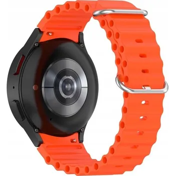 Řemínek na hodinky Řemínek RZAKcesoria pro Samsung 20mm oranžový