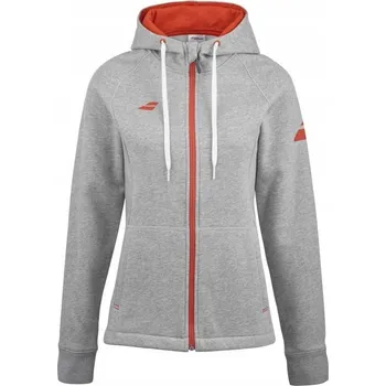 Dámská mikina MIKINA BABOLAT EXERCISE HOOD JACKET WOMEN HIGH RISE HTHR M