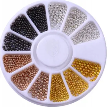 Karusel Bulion Kaviár Křišťály Ozdoby na Manikúru