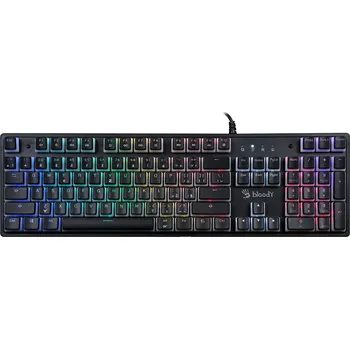 Klávesnice A4tech Bloody S510R Red Switch, pudding, USB, černá - CZ