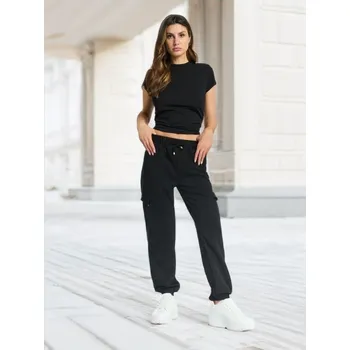 Dámské kalhoty Sinsay - Kalhoty - černá - 3633X-99X - 3633X-99X-XS-4