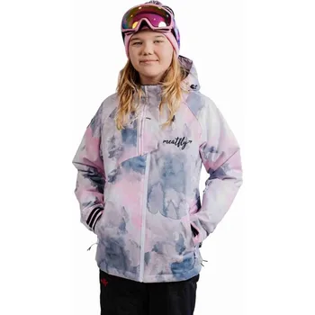 Dětská zimní bunda na lyže/snowboard Meatfly Deliah Jacket 24/25 Clouds Pink 146