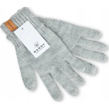 Rukavice NANDY Dámské zimní rukavice s pěti prsty, klasické hladké rukavice na zimu