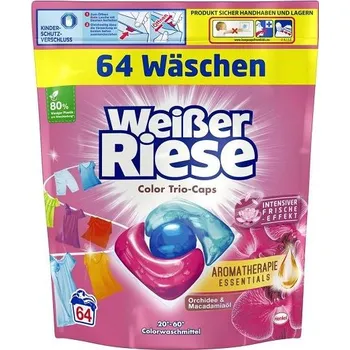 Kapsle na praní WeiBer Riese kapsle Color 3v1 Orchidej 64 kusů
