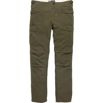 Pánské kalhoty Kalhoty Vintage Industries Miller M65 - světle olivové, 40