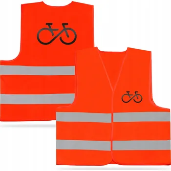 Cyklistická vesta Cyklistická vesta Odblaskowo XL oranžová