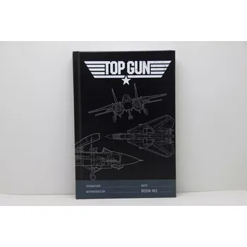 Zápisník CurePink Poznámkový A5 blok Top Gun Air Fighter 1986 14,8 x 21 cm TG714002