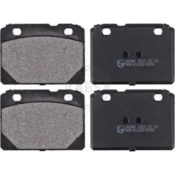 Brzdová destička Sada brzdových destiček, kotoučová brzda A.B.S. 36080