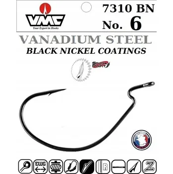 Rybářský háček Háčky na přívlač s protihrotem VMC SUPER LIGHT WORM HOOK - VANADIUM - SPARK POINT 10 ks