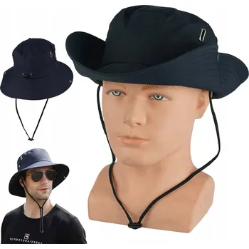 Klobouk KLOBOUK TYPU BUCKET S UV OCHRANOU A ŠIROKÝM KREMPEM NA RYBAŘENÍ